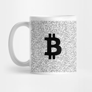 Bitcoin Binary Code, BTC Coder Nerd, Gift for Cryptocurrency Lover, Gift for Crypto Trader, Bitcoin Mug